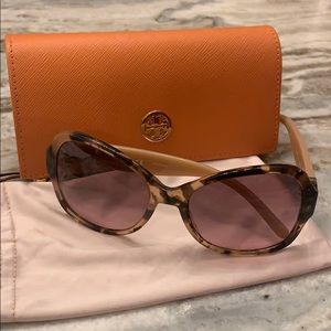Tory Burch Tortoise Shell Sunglasses